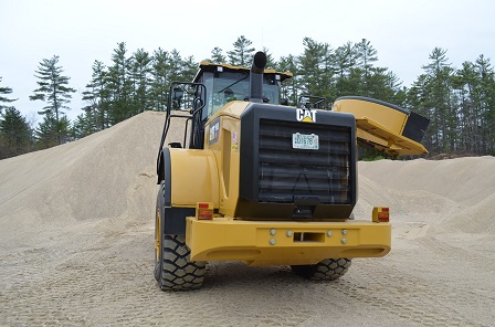 Rear View of CAT 950GC Loader