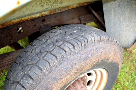 Tire on Ford X21 Truck