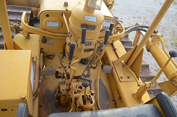 Controls of CAT D4 Dozer