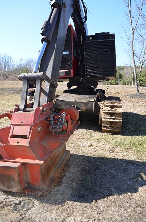 Used Valmet 430FXL with Brush Mower Attachment Used Valmet 430FXL with Brush Mower Attachment
